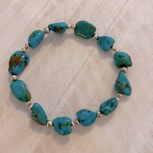 Vintage sterling silver and turquoise bracelet